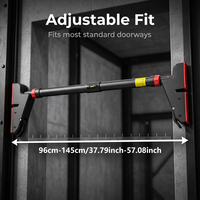 Barre de fitness horizontale portable sans perçage, réglable, avec niveau à bulle pour porte - Prix de gros