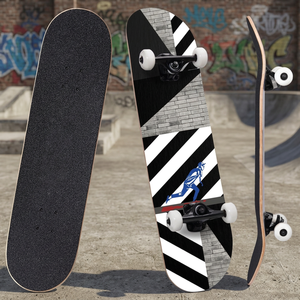 สเก็ตบอร์ดสี่ล้อ EIGFOH รุ่น Professional Maple Surf แบบครบชุด ทำจากไม้เมเปิลแคนาดา 7 ชั้น ลูกปืน ABEC-7 ล้อ PU ขนาด 52 มม. 101A ขนาด 10 นิ้ว - Product Image 3