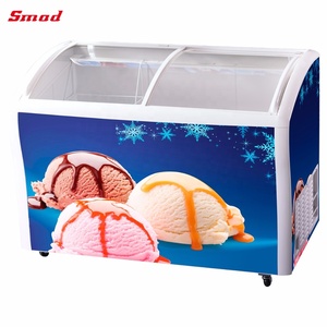 Vitrina de Hielo con Puerta Corredera Curva Serie SC/SD, Congelador de Hielo con Precio de Fábrica SC/SD(w)-138 - Product Image 2