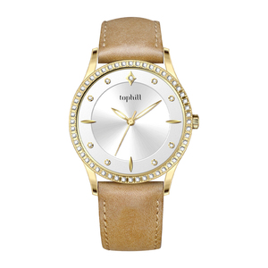 Montres <span class=keywords><strong>à</strong></span> quartz pour femmes de conception de coupe de diamant <span class=keywords><strong>à</strong></span> trois aiguilles personnalisées de haute qualité montres <span class=keywords><strong>à</strong></span> quartz de luxe haut de gamme - Product Image 5