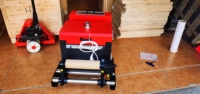 Séchoir de polymérisation DTF 650 mm avec contrôle de température par PID et espace purificateur réservé pour l'impression textile et les vêtements