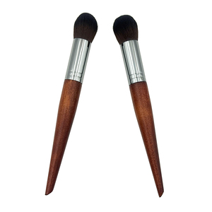 Pennello da Trucco Professionale Yuede di Alta Qualità, Angolare <span class=keywords><strong>per</strong></span> Blush e Fondotinta, Kabuki <span class=keywords><strong>per</strong></span> Polvere e Contorno, con Manico <span class=keywords><strong>in</strong></span> Legno e Setole Sintetiche - Product Image 2