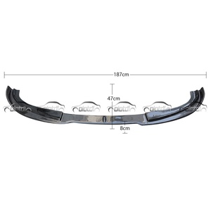 Lame de pare-chocs avant en carbone style RS, séparateur avant, spoiler de menton pour Hyundai Genesis Coupé 2009-2011 - Product Image 4