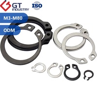 Customized Factory Large DIN 471 304 304L 316 316L 904L Normal/ Heavy Duty External Retaining Rings Circlips for Shafts
