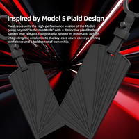 Cache-carte en gel de silicone pour Tesla Model Y/YL 2025 (version améliorée) – Accessoire intérieur style minimaliste