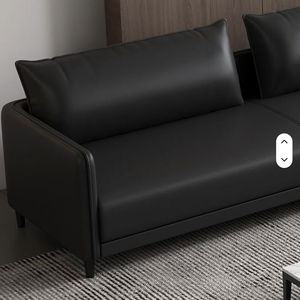 Conjunto de Sofá de Recepción para Oficina Pequeña, Moderno y Sencillo, con Mesa de Centro para Reuniones de Negocios - Product Image 5