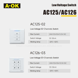 Motor de interruptor de bajo voltaje AC525, productos inteligentes para el hogar, <span class=keywords><strong>Control</strong></span> de contacto seco, Motor de cortina eléctrica, tipo de pared, Motor <span class=keywords><strong>RC</strong></span> AOK A OK - Product Image 6