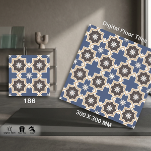 Marque Vistaar Carreaux de sol numériques brillants en céramique 12x12 30x30cm Porcelaine pour la construction de bâtiments commerciaux - Product Image 5