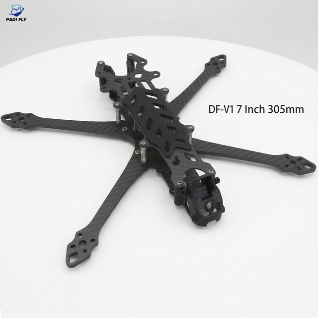 DF-V1 7 Inch 305mm X Type Racing Freestyle Arm for FPV Drone Quadcopter UAV Long Range Carbon Fiber Frame