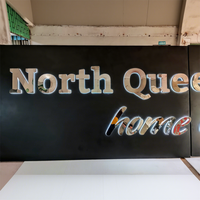 OEM ODM 3d acrylique led lettre signe rétro-éclairé canal lumière logo conseil métal acrylique signalisation extérieur affaires signes pour magasin