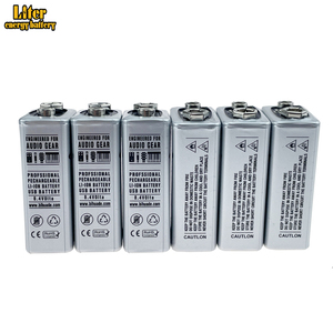 Batería Recargable de <span class=keywords><strong>Litio</strong></span> Lipo USB de 9V y 1200mAh, <span class=keywords><strong>Carga</strong></span> de Fábrica con Cable Micro USB para Micrófono, Juguete, Control Remoto, KTV - Product Image 6