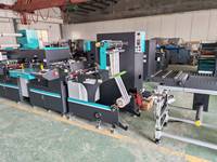Mesin Cetak Flexo & Die Cutting FN-370D Mesin Kombinasi untuk Label Kertas Perekat Diri, Film, Pencetakan Foil Tembaga