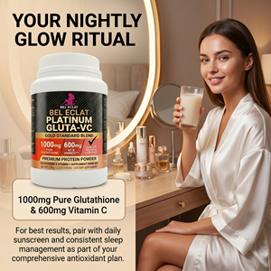 Polvo de Proteína Blanqueador de Piel Premium, Mezcla de Glutatión con Vitamina C y Aminoácidos, Suplemento Diario para Todo el Cuerpo - Product Image 4