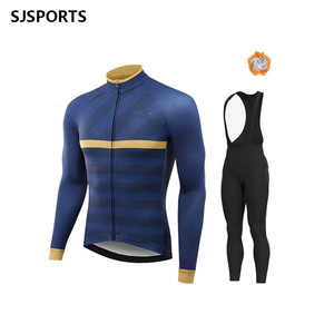 Conjunto <span class=keywords><strong>de</strong></span> Jersey <span class=keywords><strong>de</strong></span> Ciclismo <span class=keywords><strong>de</strong></span> <span class=keywords><strong>Invierno</strong></span> Personalizado para Hombre, Pantalones con Tirantes <span class=keywords><strong>de</strong></span> Forro Polar Térmico, Ropa Ciclismo <span class=keywords><strong>MTB</strong></span> para Deportes <span class=keywords><strong>de</strong></span> <span class=keywords><strong>Invierno</strong></span> - Product Image 1
