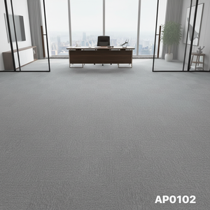 Dalles de moquette de bureau 50x50, insonorisation, prix bas, dalles de moquette bon marché, revêtement de <span class=keywords><strong>sol</strong></span> de bureau, dalles de moquette carrées de luxe pour usage commercial - Product Image 1