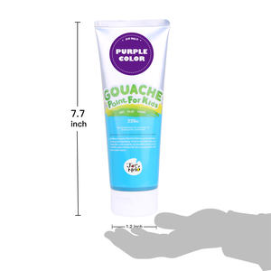 Orange personnalisé écologique non toxique Artiste dessin lavable enfants peinture gouache peinture ensemble - Product Image 6