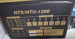 NTS-1200-112US เครื่องแปลงไฟแบบออฟกริด 1200W ความน่าเชื่อถือสูง คลื่นไซน์แท้ เฟสเดียว 60Hz DC-AC กำลังไฟ 12V เป็น 110VAC รุ่น NTS-1200-112 - Product Image 3