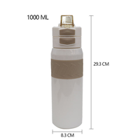 Bouteille d'eau de sport personnalisée avec logo, légère, de haute qualité, en Tritan, sans BPA, résistante à la chaleur, anti-fuite, portable