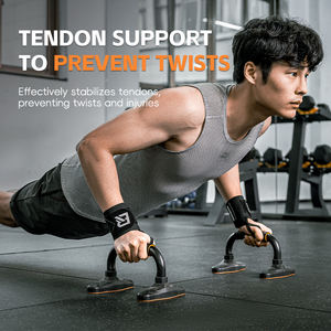 Muñequeras <span class=keywords><strong>de</strong></span> Levantamiento <span class=keywords><strong>de</strong></span> Pesas ROCKBROS, Muñequeras Deportivas <span class=keywords><strong>de</strong></span> Primera Calidad, Correas con Logotipo Personalizado, Muñequeras <span class=keywords><strong>de</strong></span> Crossfit para Hombre - Product Image 5