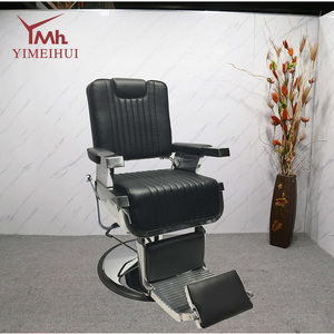 Fauteuil de Barbier Professionnel de Luxe Haut de Gamme avec Pompe Robuste pour Salon de Coiffure Quotidien - Product Image 3