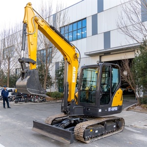 6 Ton Rubber Track <b>Mini</b> Excavator <b>Air</b>-<b>Conditioned</b> Cabin CE Approved Compact Digger for Urban Infrastructure Work - Product Image 4