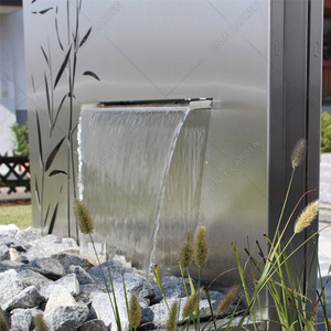 Décoration extérieure moderne sur mesure pour jardin, grande structure en acier Corten, finition rouille naturelle, certifiée CE, toutes saisons, mur de 2 mm d'épaisseur, résistant à l'eau - Product Image 3