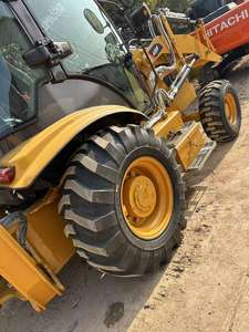 Excavatrice sur roues Caterpillar 420F d'occasion certifiée CE, haute performance, mini, excellent état, moteur et boîte de vitesses d'occasion - Product Image 4