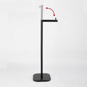 <span class=keywords><strong>Style</strong></span> <span class=keywords><strong>industriel</strong></span> Ménage Salle de bain Suspendu Fer Sur Pied <span class=keywords><strong>Porte</strong></span>-<span class=keywords><strong>Papier</strong></span> Noir Pliable Carré pour Usage Domestique - Product Image 1