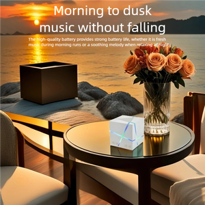 RGB Magic <span class=keywords><strong>Cube</strong></span> Kabelloser Lautsprecher für Computer, Mobiltelefon, Outdoor, Zuhause, Mini-Desktop-Nutzung mit TF-Karten-Kompatibilität - Product Image 5