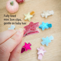 Barrettes à cheveux personnalisées en velours et polyester avec paillettes et franges pour tout-petits/bébés/enfants