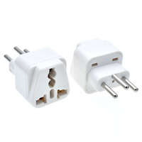Adaptateur de voyage OEM universel avec prise de terre de type J, sortie CA, en ABS et cuivre, modèle WD-11A