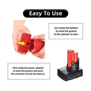 Adaptador de cargador de batería de litio con salida de 12V con cable de 12 AWG de alta calidad para productos electrónicos - Product Image 4