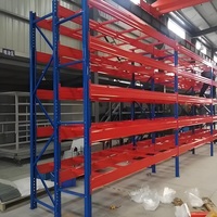 Système de rayonnage à palettes robuste à trois montants avec verrou de sécurité et conception renforcée – Vente directe usine