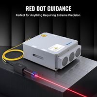 Machine de marquage laser à fibre 20W 30W 50W pour gravure sur métal, compatible LightBurn, avec pointeur rouge, pour contreplaqué, MDF, cuir - Nouveau