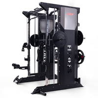Système de musculation tout-en-un professionnel Smith Machine pour la maison, rack de musculation multifonctionnel robuste pour l'entraînement physique commercial