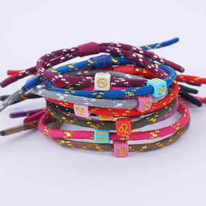 Braccialetto Bohémien Colorato Fatto a Mano con Segno Zodiacale, Regolabile, Gioiello dell'Amicizia - Product Image 4