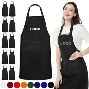 Unisex Cooking Bib <b>Apron</b> Funny Pockets Custom Logo Diy Painting Sublimation Printing Blank Party Appropriate <b>Kitchen</b> - Product Image 3