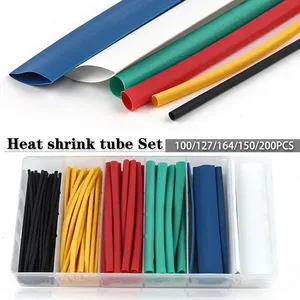 Heat-shrink Ống thermoresistant dây cáp bảo vệ cách nhiệt sleeving kết nối ống nhiệt thu nhỏ gói Kit cho DIY