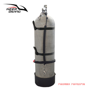 KEEP DIVING Equipo de Buceo Técnico, Anillo de Acero para BCD de Montaje Lateral, Correa de Goma para Cilindro, Gancho de Cabeza Única, Set de Fijación QS T97 - Product Image 5