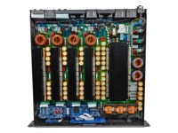 Amplificateur numérique AOFO TF42 haute puissance 1U 4x2500W 2-8 Ohm en nitrure de gallium, classe D, connexion XLR sans fil, audio haute résolution, métal