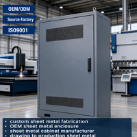 Fabrication sur mesure de tôlerie OEM, découpe laser de précision, poinçonnage CNC, boîtier électronique en aluminium, armoire en acier inoxydable