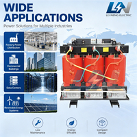 Transformateur de distribution de puissance triphasé 33 kV de type sec certifié IEC, 50 Hz, refroidissement par air forcé ONAF, protection IP23 contre le sable