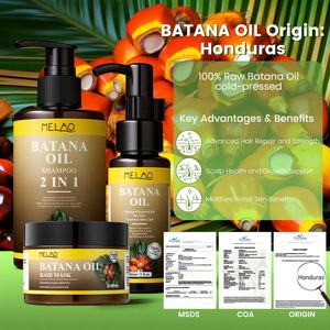 Kit de croissance des cheveux à l'huile de Batana, produits capillaires, huile de Batana originale, ensemble pour la repousse et la réparation des cheveux, kit pour cheveux secs et abîmés - Product Image 2