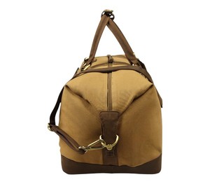 Stylish Classic Genuine Leather Duffle <b>Bag</b> Premium Travel Carry <b>Bag</b> for <b>Men</b> and Women Ideal for Overnight Trips and Business - Product Image 2