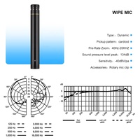 VOXFULL DRM770 usine oem professionnel condensateur dynamique micro clip kit base tambour microphone ensemble et accessoires pour batterie