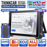 MUCAR 892BT EU USA Overseas : Outil de diagnostic automobile intelligent bidirectionnel OBD2 avec mise à jour gratuite à vie et système complet
