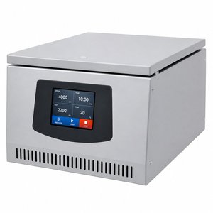 Centrífuga Profesional PRF con Rotor Angular, 4x1000ml, para Pruebas de Gel y Cartuchos, 4000rpm, Pantalla Táctil, Velocidad Ajustable, ABS, para Hospital Veterinario - Product Image 1