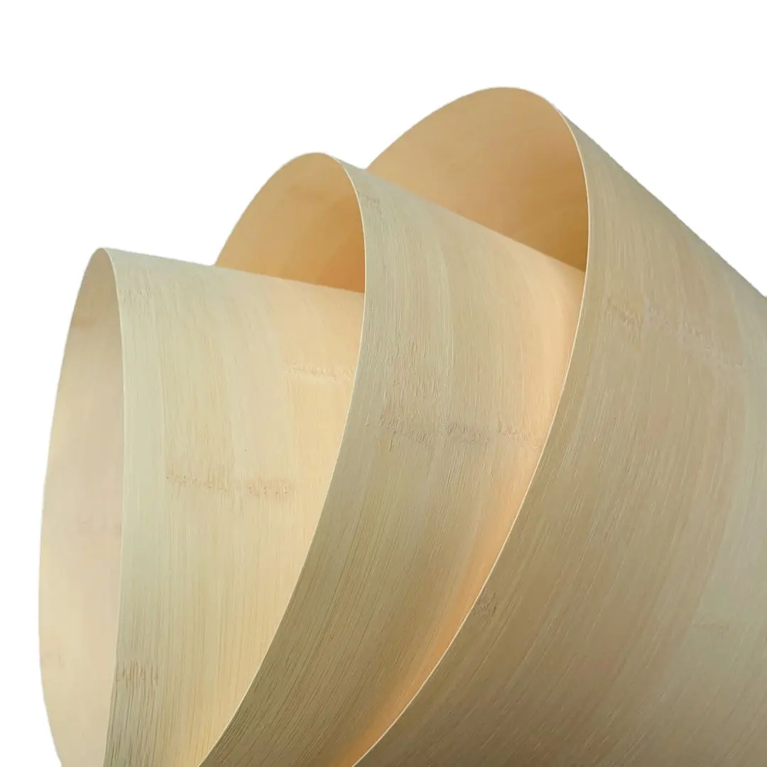 Commercio all'ingrosso naturale impiallacciatura di legno massiccio di usura resistente flatpressing lato di pressione moso bambù impiallacciatura per la Decorazione di mobili pannello
