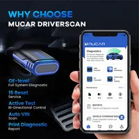 Escáner de Diagnóstico Automotriz MUCAR DriverScan de Nivel OE, Diagnóstico Completo del Sistema, 15 Funciones de Reinicio, Control Bidireccional