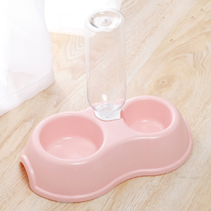 Bebedero y Comedero para Mascotas, Tazón de Agua para Gatos, Tazón Doble de Plástico, Botella de Agua Automática, Tazón para Perros - Product Image 5